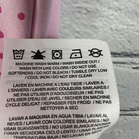 Nike Women’s Sleeveless Polo Shirt Tour Performance Dri-Fit Pink & Polka Dots XS - Picture 8 of 9